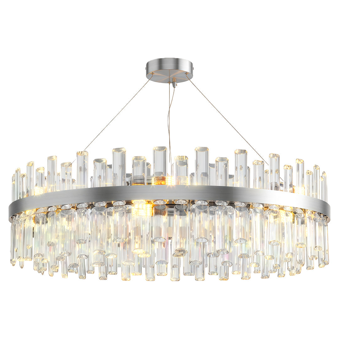 Nordic Crystal Chandelier - Elegant Ceiling Light