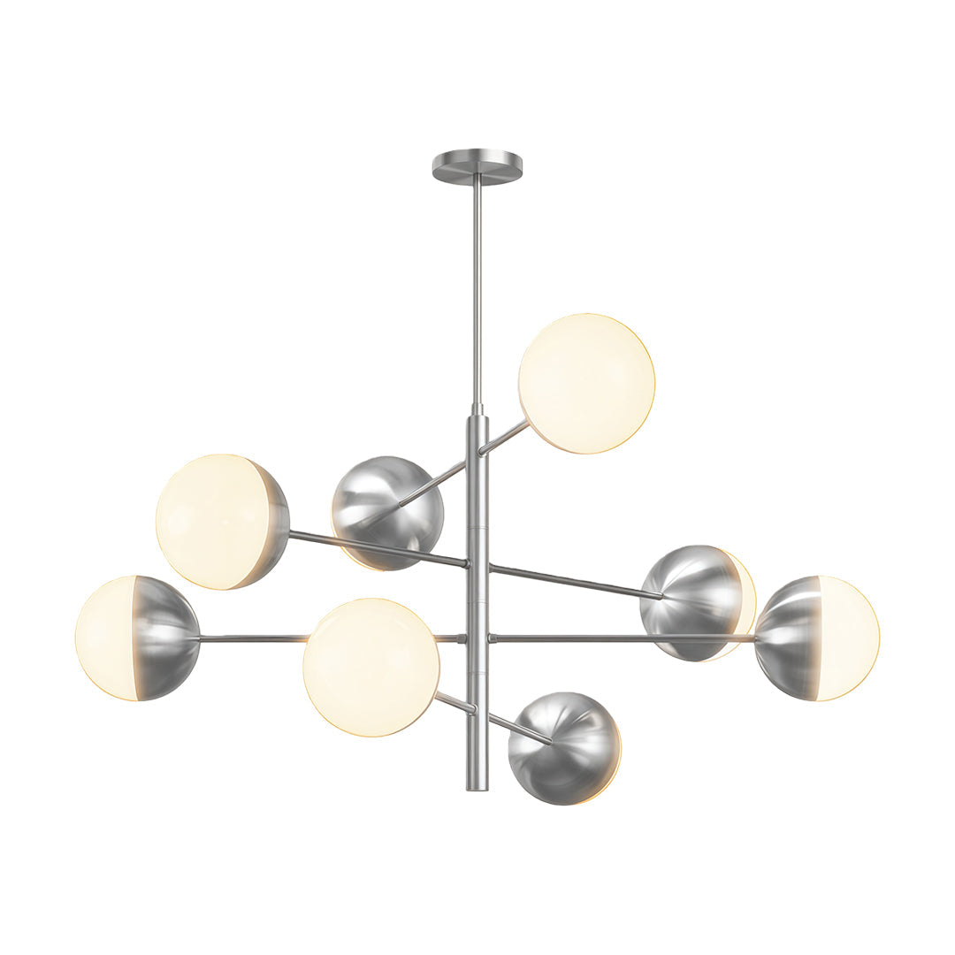 Modern Solid Copper Globe Chandelier Ceiling Light