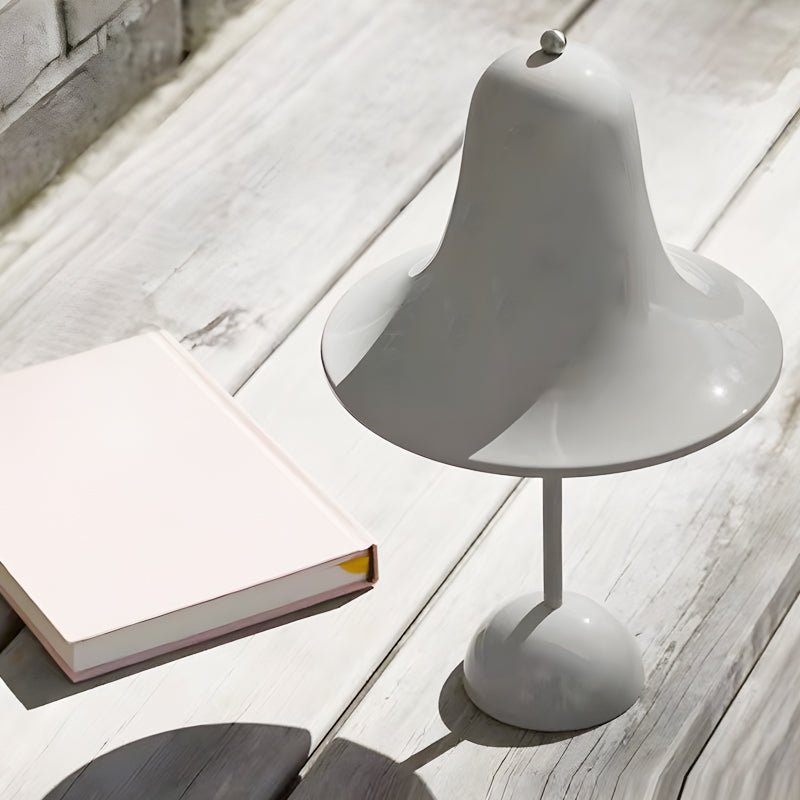 Nordic Portable Hat Table Lamp - Polished Iron LED Design