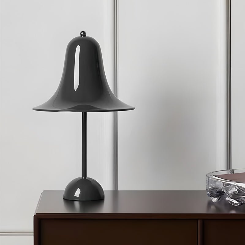Nordic Portable Hat Table Lamp - Polished Iron LED Design