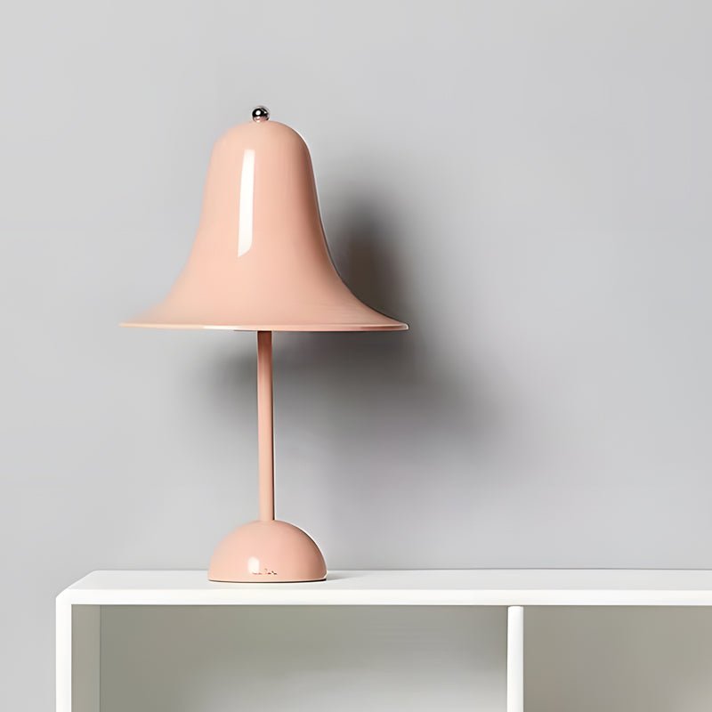 Nordic Portable Hat Table Lamp - Polished Iron LED Design