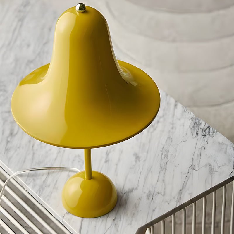 Nordic Portable Hat Table Lamp - Polished Iron LED Design