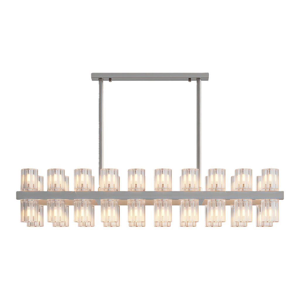 Premium Crystal Chandelier with Copper Ceiling Fixture
