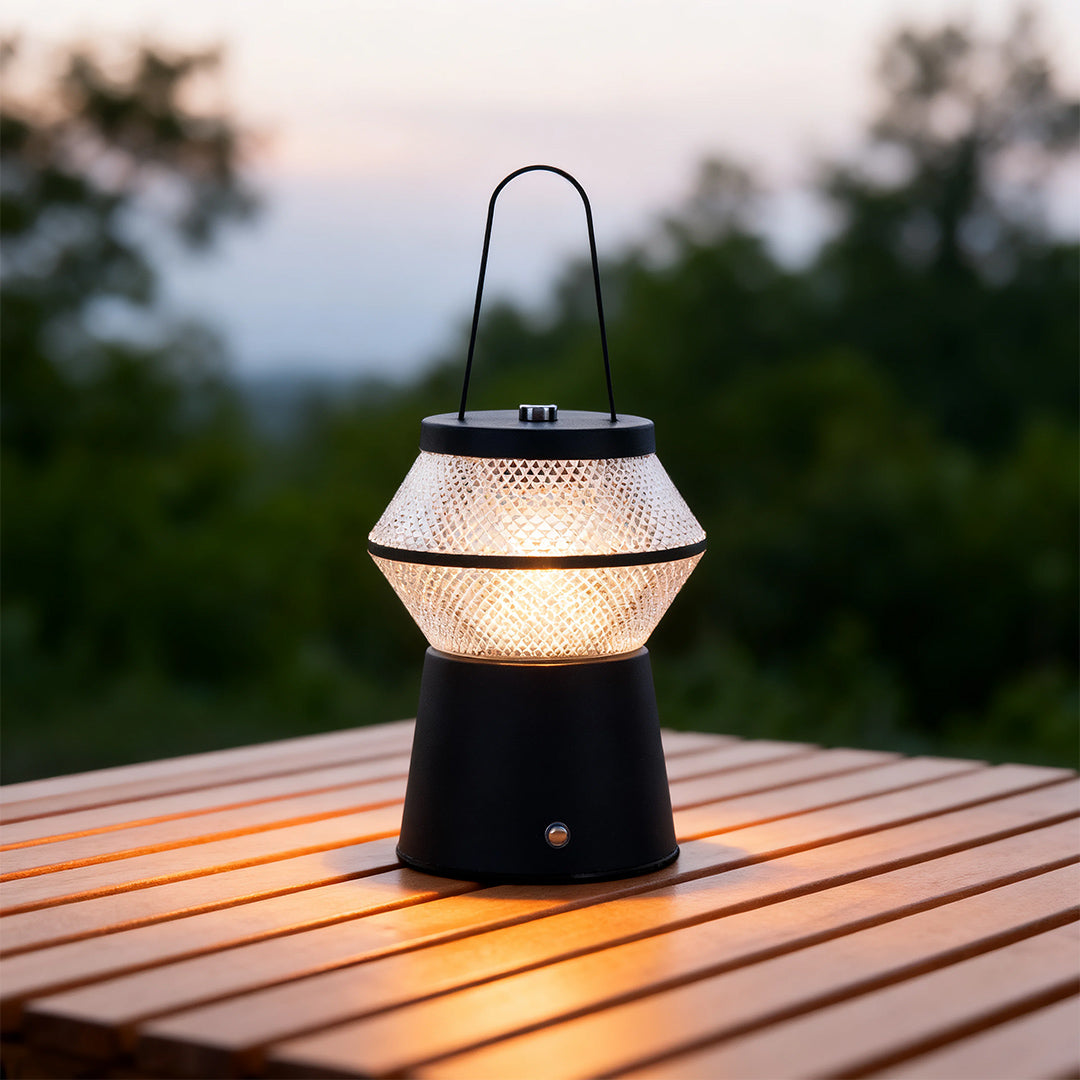 Premium Solar LED Outdoor Lantern - Stylish UV Mosquito Repellent Design