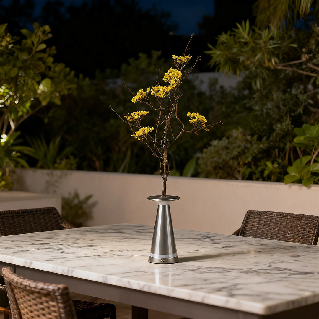 Artistic Table Lamp with Mosquito Repellent Feature