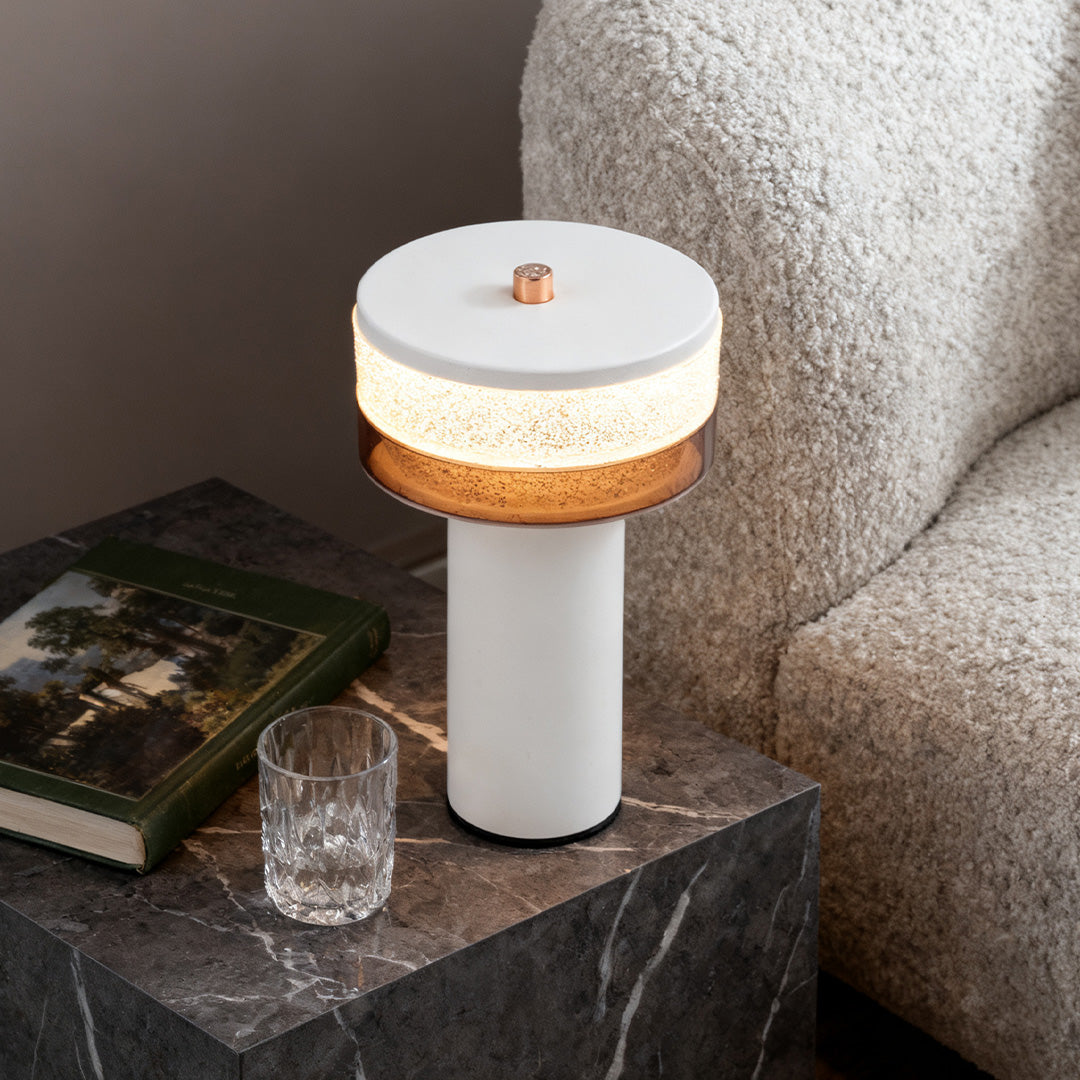 Nordic Style Cylindrical Iron Table Lamp - Sleek Decorative Lighting