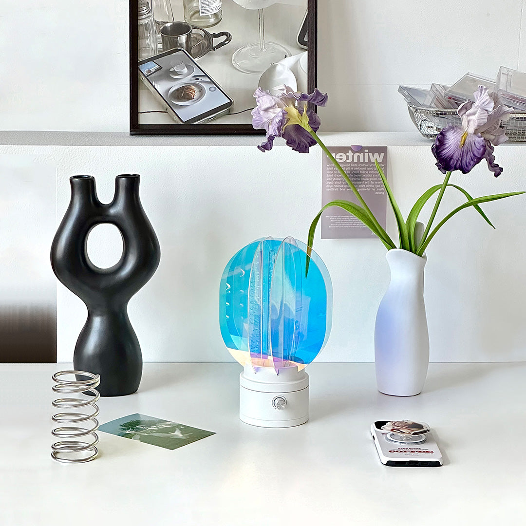 Unique LED Decorative Table Lamps - Colorful Aluminum Design