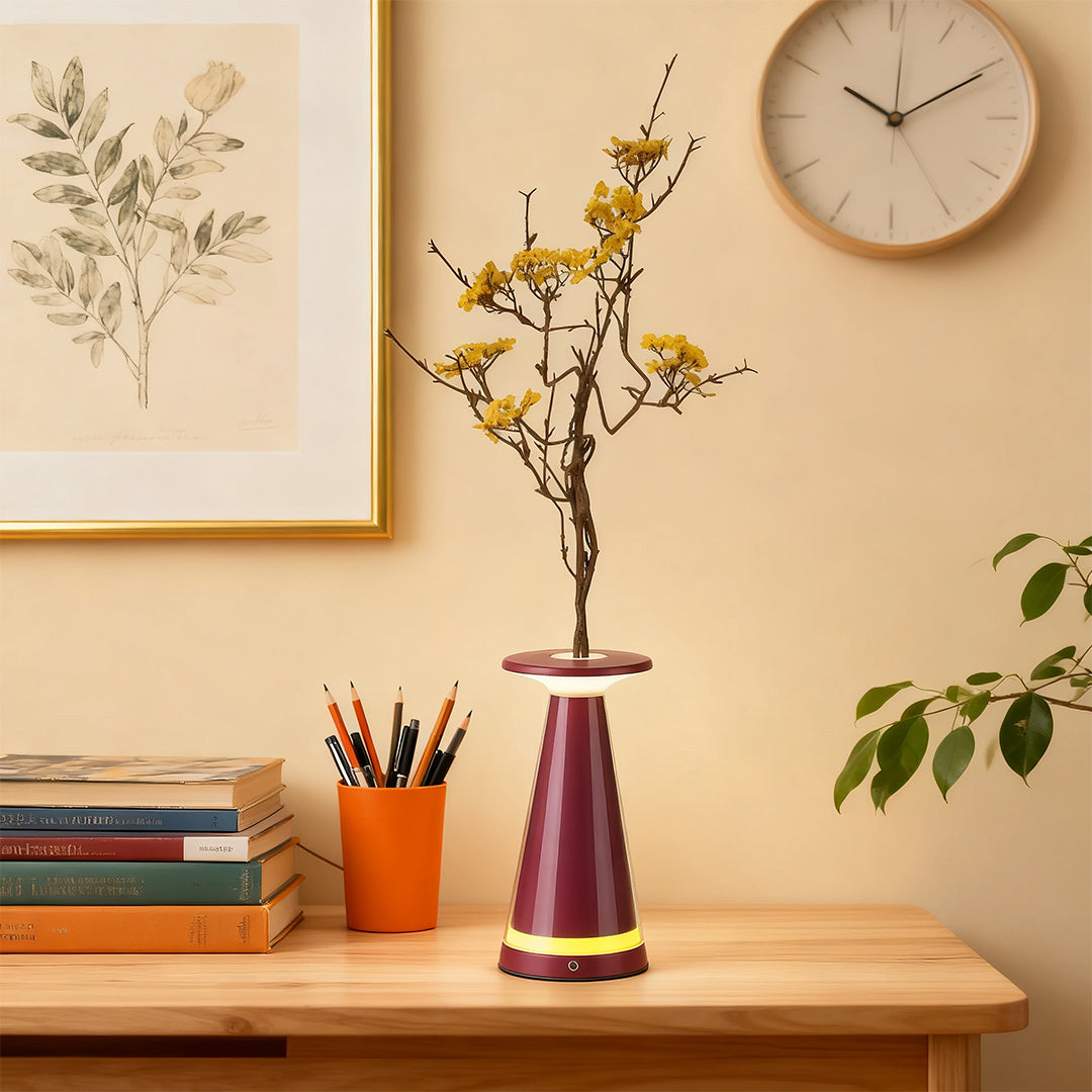 Artistic Table Lamp with Mosquito Repellent Feature
