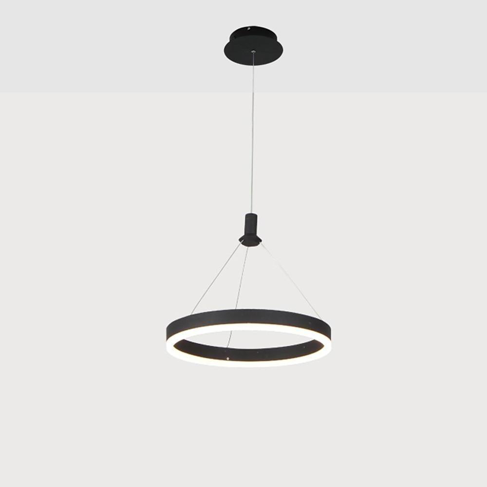 Corona Modern LED Ring Chandelier - Available in 12'', 16'', and 24'' Sizes