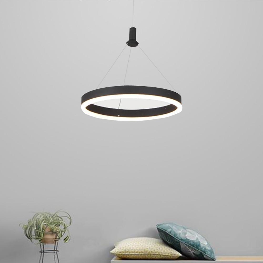 Corona Modern LED Ring Chandelier - Available in 12'', 16'', and 24'' Sizes
