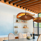 Premium Rattan Wabi-Sabi Pendant Light Fixture