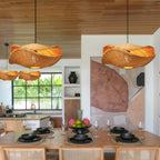 Premium Rattan Wabi-Sabi Pendant Light Fixture