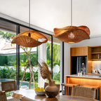 Premium Rattan Wabi-Sabi Pendant Light Fixture