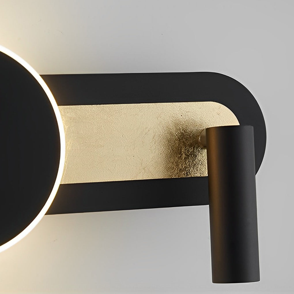 Modern Wall-Mounted Dual-Light Reading Lamp for Bed