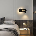 Modern Wall-Mounted Dual-Light Reading Lamp for Bed