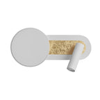 Modern Wall-Mounted Dual-Light Reading Lamp for Bed