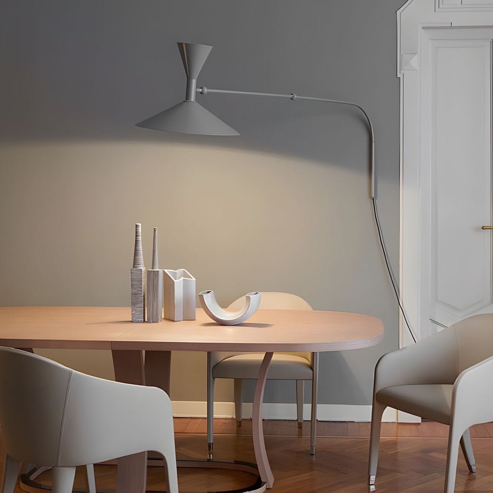Modern Double-Joint Swing Arm Wall Sconce - Adjustable Up and Down Light