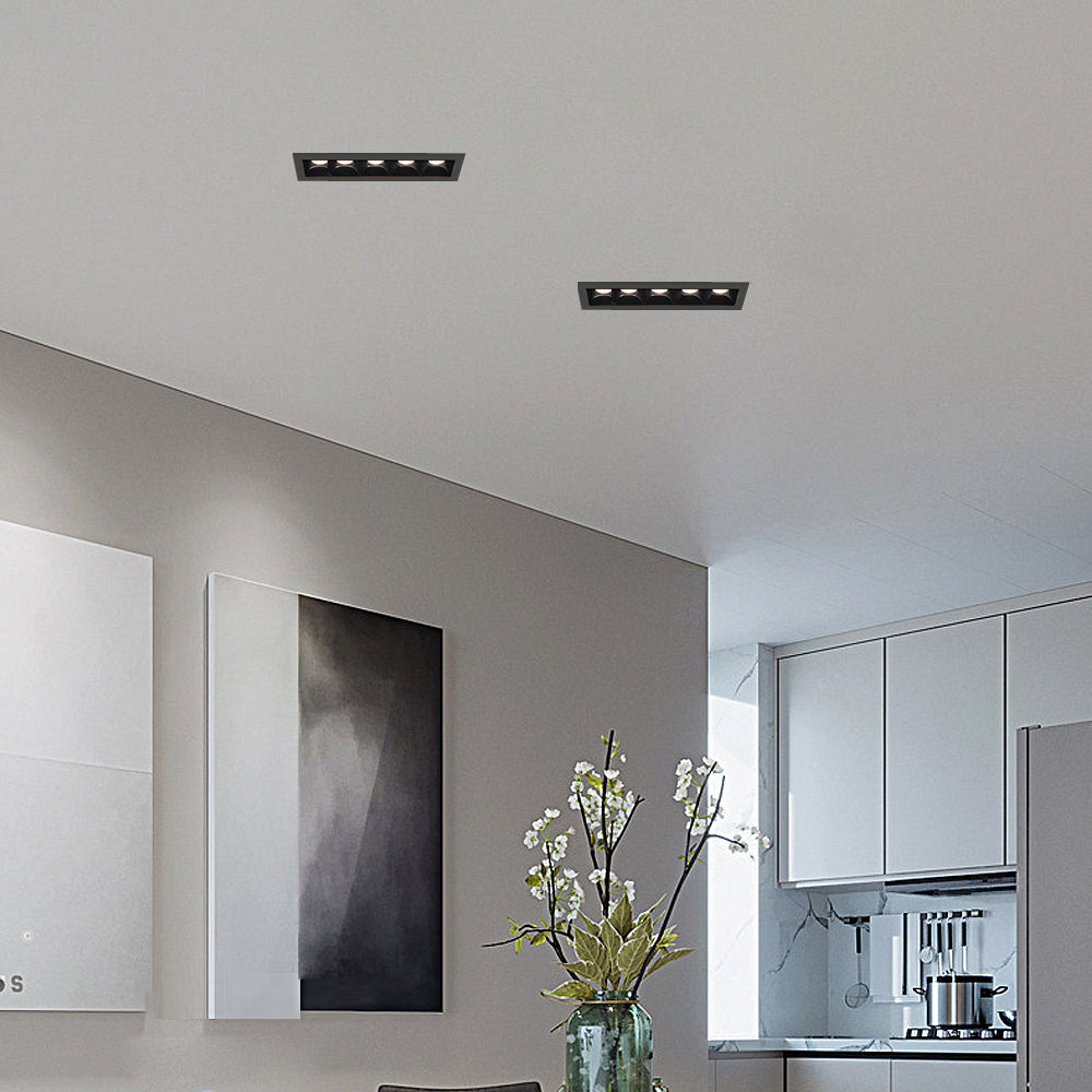 Modern LED Recessed Ceiling Spot Lights - Linear Design