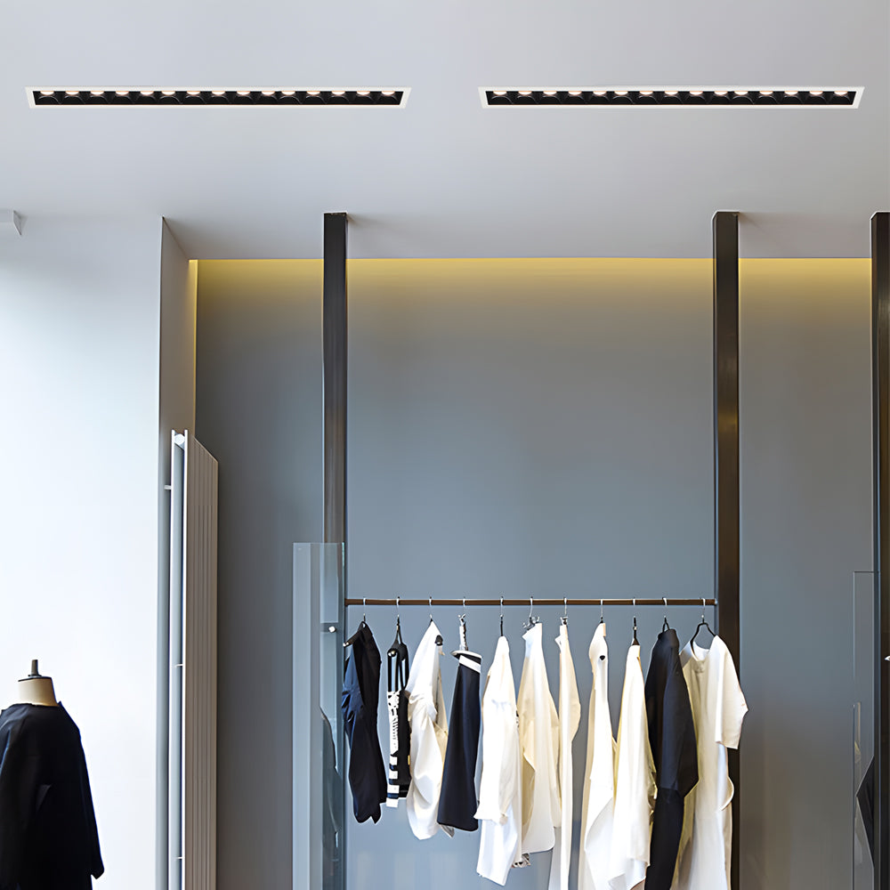 Modern LED Recessed Ceiling Spot Lights - Linear Design
