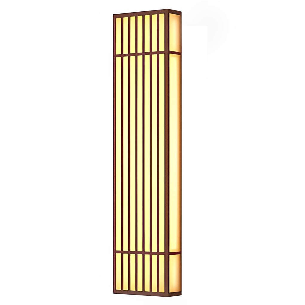 Premium Retro Grid Waterproof Rectangle LED Outdoor Wall Light