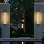 Premium Retro Grid Waterproof Rectangle LED Outdoor Wall Light