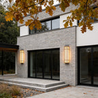 Premium Retro Grid Waterproof Rectangle LED Outdoor Wall Light