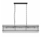 Luxury Iron Chandelier with Glass Lamp Shade - Elegant Ceiling Light