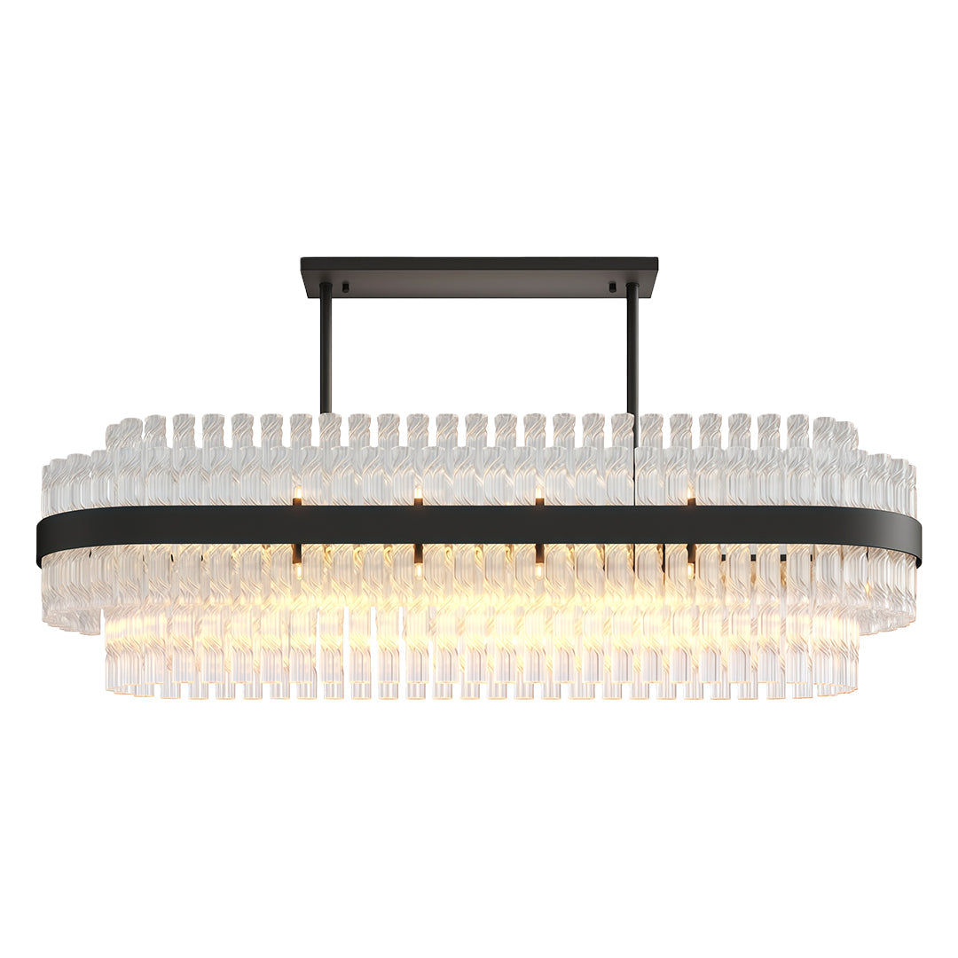 Luxury Copper Industrial Modern Chandelier Ceiling Light