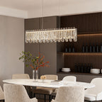 Modern Minimalist Crystal Chandelier - Luxury Ceiling Light