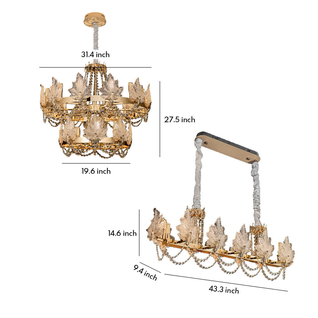 Luxury Crystal French Chandelier Ceiling Light