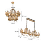 Luxury Crystal French Chandelier Ceiling Light