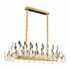 Luxury Gold LED Crystal Chandelier Ceiling Light