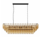 Luxury Multi-Head Glass Pendant Chandelier for Elegant Ceilings