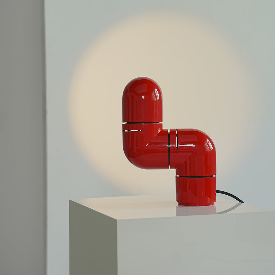 Modern Rotating Pipe Table Lamp - Stylish Statement Lighting