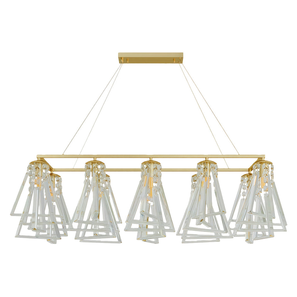 Modern Minimalist Crystal Chandelier Ceiling Light