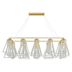 Modern Minimalist Crystal Chandelier Ceiling Light