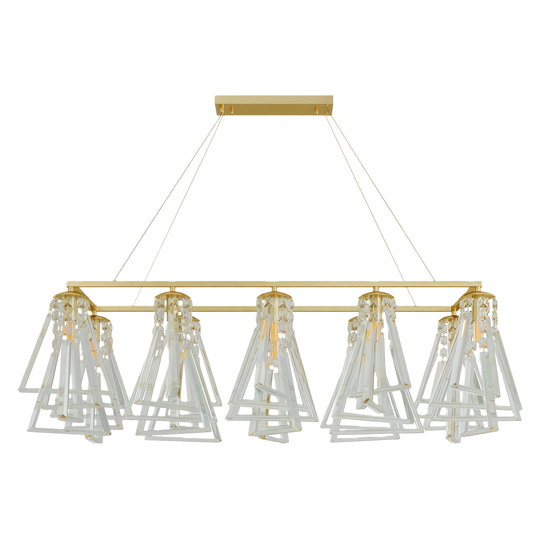 Modern Minimalist Crystal Chandelier Ceiling Light