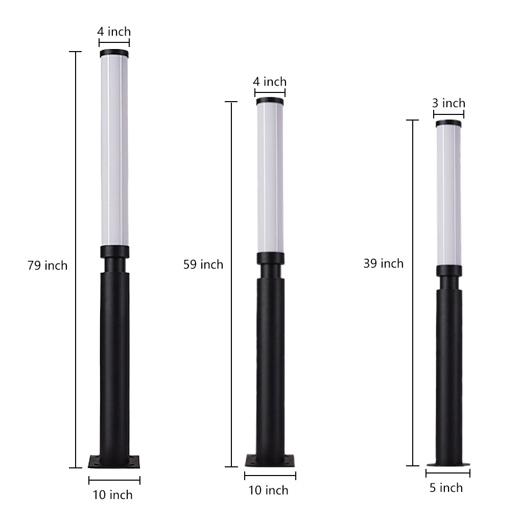 Premium Waterproof Outdoor Garden Bollard Lights