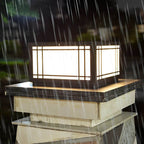 Waterproof Vintage Square Pillar LED Light