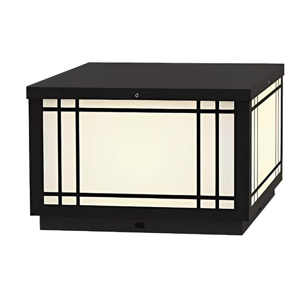 Waterproof Vintage Square Pillar LED Light