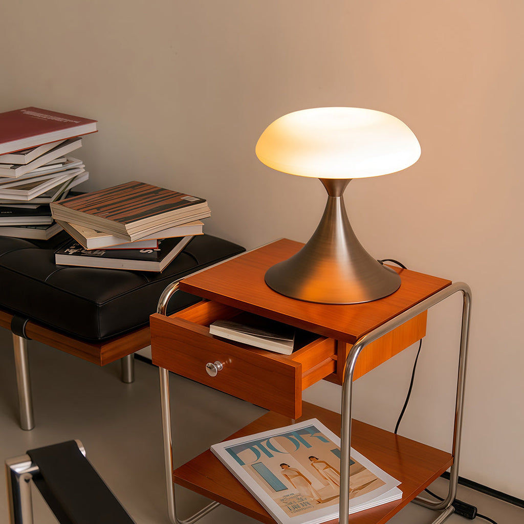 Elegant Retro Mushroom Table Lamp - Atmospheric Home Decor