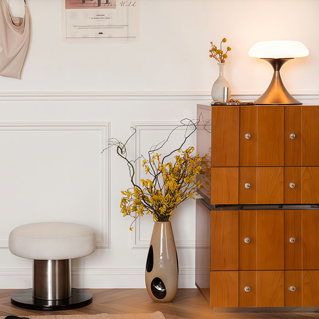 Elegant Retro Mushroom Table Lamp - Atmospheric Home Decor