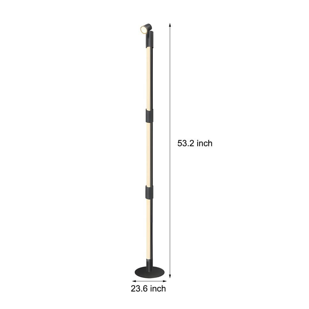 Premium RGB Rotating Floor Lamp with Remote Control and Spotlight