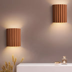 Nordic Ribbed Wall Sconces - Up and Down LED Lighting