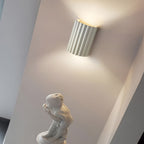 Nordic Ribbed Wall Sconces - Up and Down LED Lighting