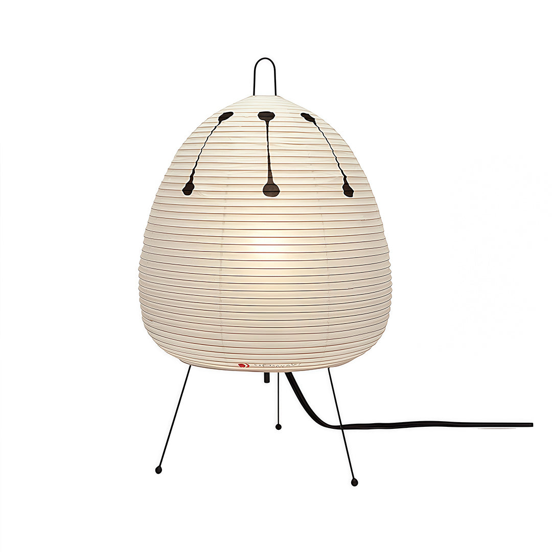 Minimalist Wabi-Sabi Rice Paper Table Lamp