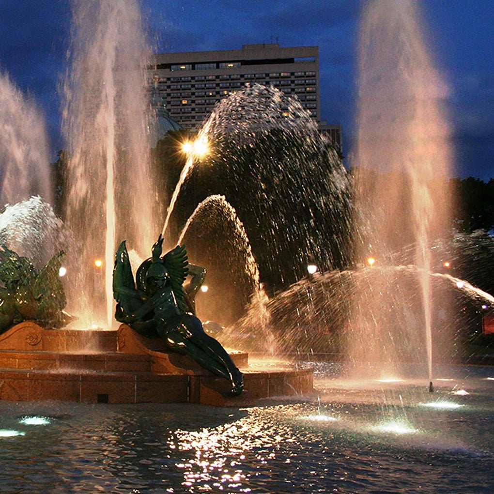 Premium Waterproof LED Stainless Steel Water Fountain Light