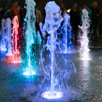 Premium Waterproof LED Stainless Steel Water Fountain Light