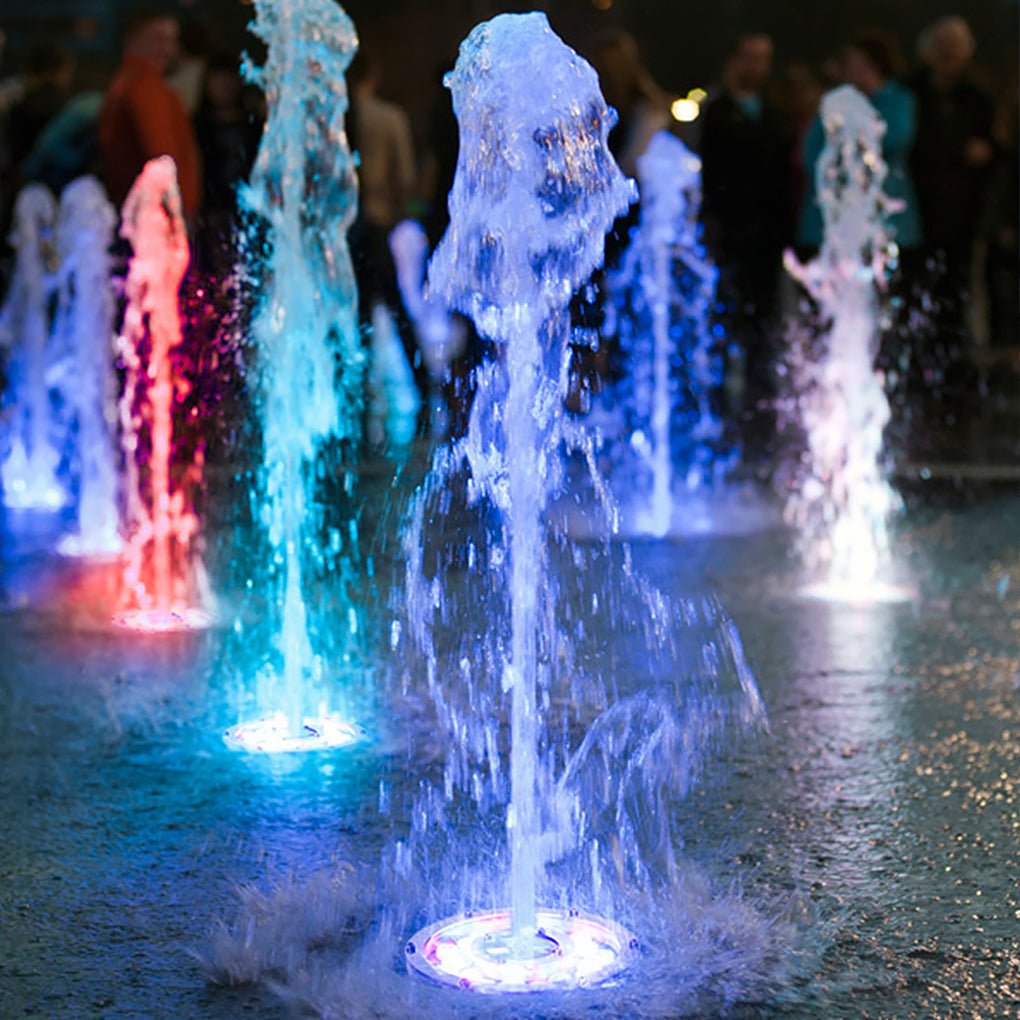 Premium Waterproof LED Stainless Steel Water Fountain Light