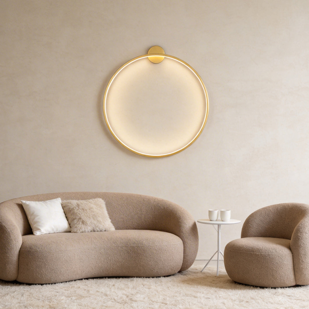 Modern Circular Wall Lamp - Elegant Ambient Light